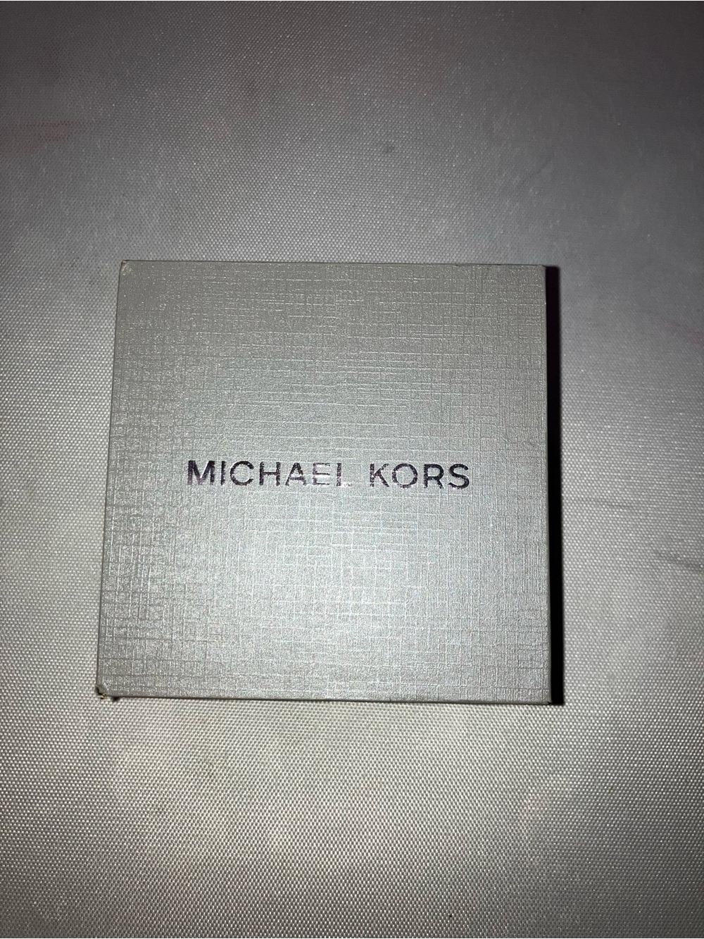 Michael Kors Metallic Silver Gift Box